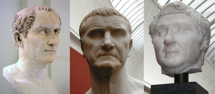 Ceasar, Crassius, Pompeius
